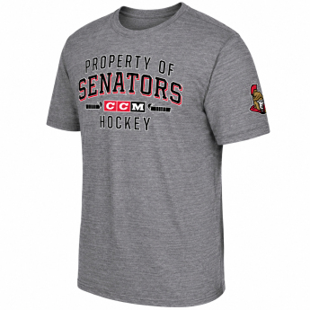 Ottawa Senators koszulka męska CCM Property Block Tri-Blend grey