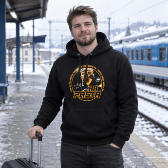 Boston Bruins męska bluza z kapturem David Pastrňák #88 Exclusive Collection