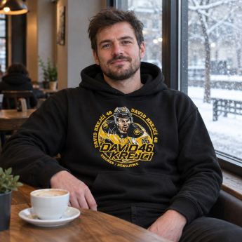 Boston Bruins męska bluza z kapturem David Krejčí #46 Exclusive Collection
