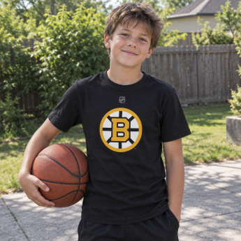 Boston Bruins koszulka dziecięca Primary Logo Ss black
