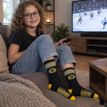 Boston Bruins skarpetki dziecięce 4 Stripes Crew
