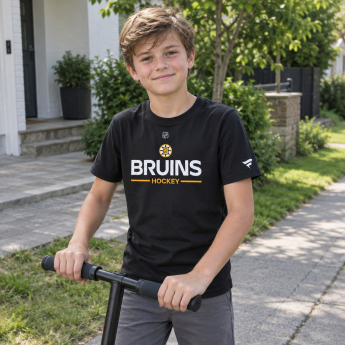 Boston Bruins koszulka dziecięca Apro Wordmark Ss black