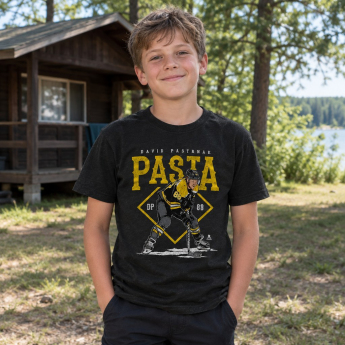 Boston Bruins koszulka dziecięca David Pastrnak #88 Pasta WHT 500 Level