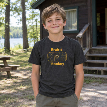 Boston Bruins koszulka dziecięca Goal Tender Ss Triblend