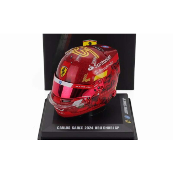 Samochody i motocykle Model kasku 1:5 Carlos Sainz - SF Abu Dhabi 2024