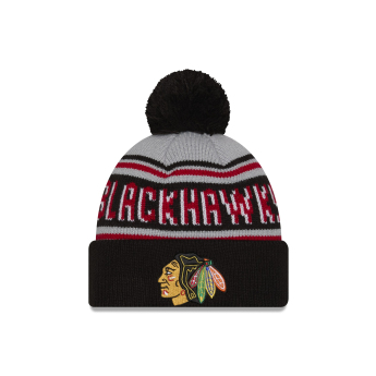 Chicago Blackhawks czapka zimowa NHL Pom Wordmark