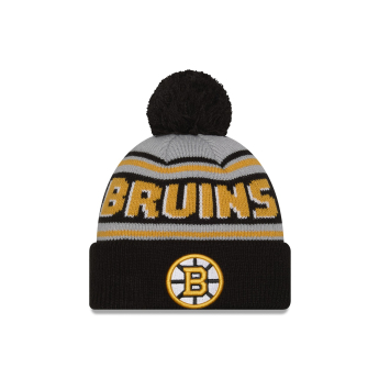 Boston Bruins czapka zimowa NHL Pom Wordmark