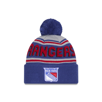 New York Rangers czapka zimowa NHL Pom Wordmark