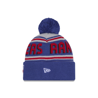 New York Rangers czapka zimowa NHL Pom Wordmark