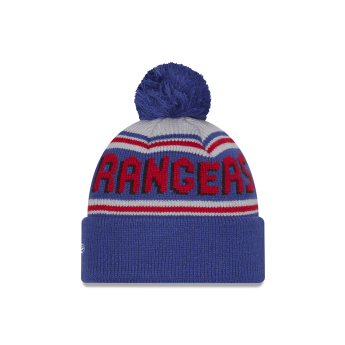 New York Rangers czapka zimowa NHL Pom Wordmark