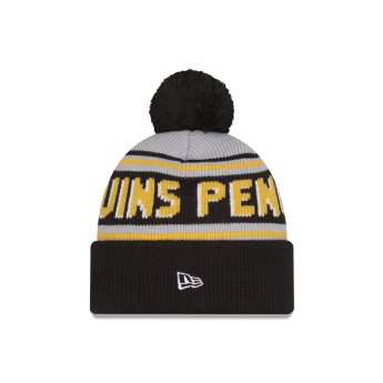 Pittsburgh Penguins czapka zimowa NHL Pom Wordmark