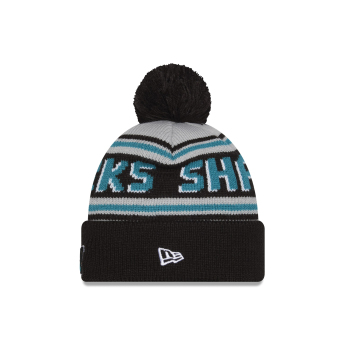 San Jose Sharks czapka zimowa NHL Pom Wordmark