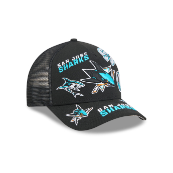 San Jose Sharks czapka baseballówka NHL 9FORTY M-Crown A-Frame Trucker All Over