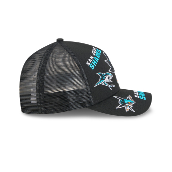 San Jose Sharks czapka baseballówka NHL 9FORTY M-Crown A-Frame Trucker All Over