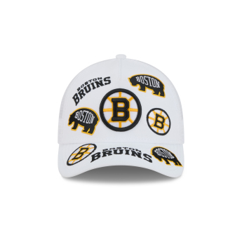 Pánská kšiltovka Boston Bruins NHL 9FORTY M-Crown A-Frame Trucker All Over bílá