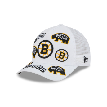 Pánská kšiltovka Boston Bruins NHL 9FORTY M-Crown A-Frame Trucker All Over bílá