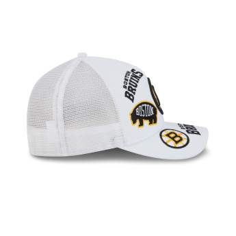 Pánská kšiltovka Boston Bruins NHL 9FORTY M-Crown A-Frame Trucker All Over bílá