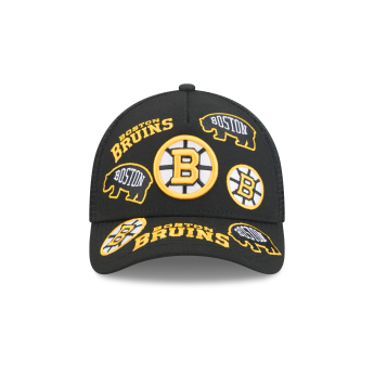 Boston Bruins czapka baseballówka NHL 9FORTY M-Crown A-Frame Trucker All Over black