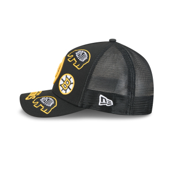 Boston Bruins czapka baseballówka NHL 9FORTY M-Crown A-Frame Trucker All Over black