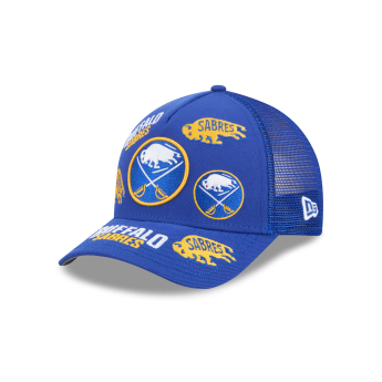 Pánská kšiltovka Buffalo Sabres NHL 9FORTY M-Crown A-Frame Trucker All Over modrá