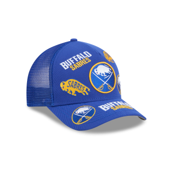 Pánská kšiltovka Buffalo Sabres NHL 9FORTY M-Crown A-Frame Trucker All Over modrá