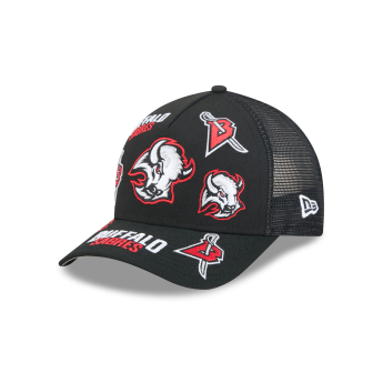 Pánská kšiltovka Buffalo Sabres NHL 9FORTY M-Crown A-Frame Trucker All Over černá