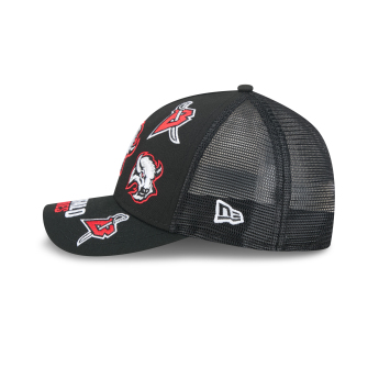 Pánská kšiltovka Buffalo Sabres NHL 9FORTY M-Crown A-Frame Trucker All Over černá