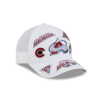 Pánská kšiltovka Colorado Avalanche NHL 9FORTY M-Crown A-Frame Trucker All Over bílá