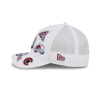 Pánská kšiltovka Colorado Avalanche NHL 9FORTY M-Crown A-Frame Trucker All Over bílá