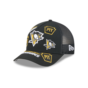 Pánská kšiltovka Pittsburgh Penguins NHL 9FORTY M-Crown A-Frame Trucker All Over