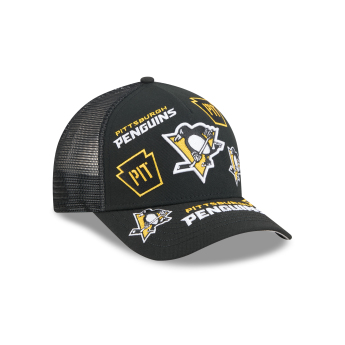 Pánská kšiltovka Pittsburgh Penguins NHL 9FORTY M-Crown A-Frame Trucker All Over