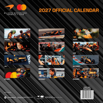 McLaren Honda kalendarz Square 2027