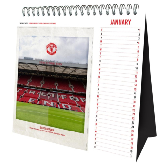Manchester United kalendarz Desktop Calendar 2027