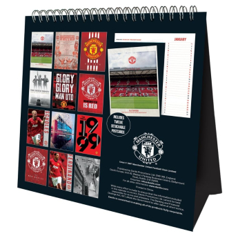 Manchester United kalendarz Desktop Calendar 2027
