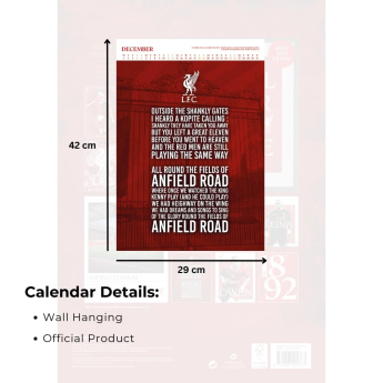 Liverpool kalendarz Deluxe 2027