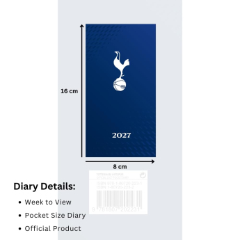 Tottenham notatnik Slim 2027