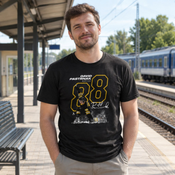 Boston Bruins koszulka męska David Pastrnak #88 OUTLINE 500 Level