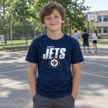 Winnipeg Jets koszulka dziecięca Frosty Center Ultra blue
