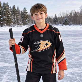 Anaheim Ducks dziecięca koszulka meczowa black #10 Corey Perry Replica Home Jersey