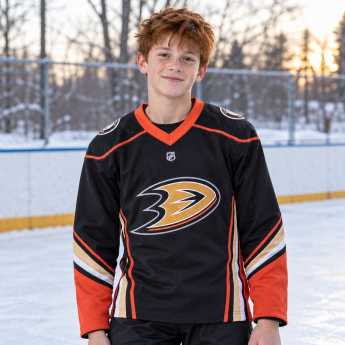 Anaheim Ducks dziecięca koszulka meczowa black Replica Home Jersey