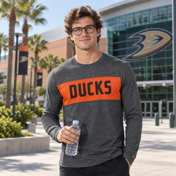 Anaheim Ducks męska koszulka z długim rękawem Iconic Back to Basics Long Sleeve Shirt