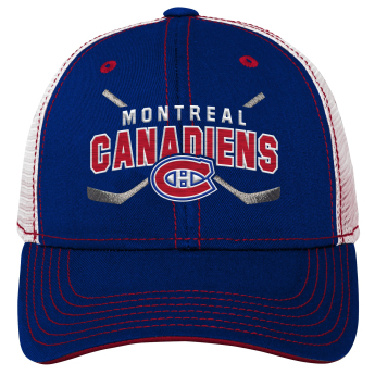 Montreal Canadiens dziecięca czapka baseballowa Lockup Meshback Adjustable