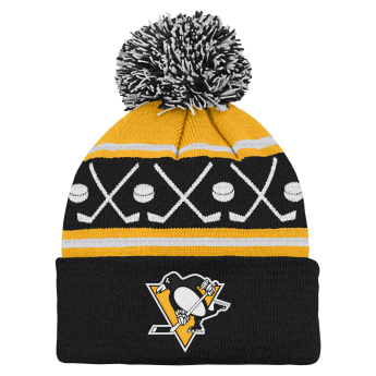 Pittsburgh Penguins czapka zimowa dziecięca Face-Off Cuff Pom
