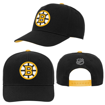 Boston Bruins dziecięca czapka baseballowa Precurved Snap