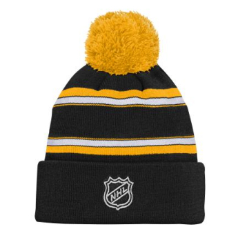 Boston Bruins czapka zimowa dziecięca Jacquard Cuffed Knit With Pom