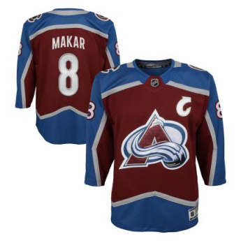 Colorado Avalanche dziecięca koszulka meczowa Cale Makar Premier Home