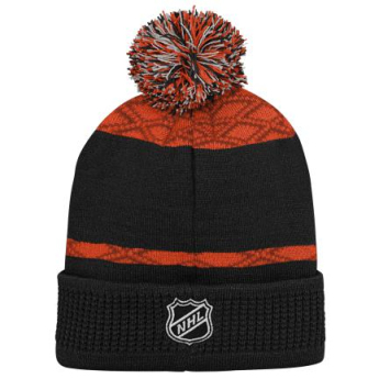 Anaheim Ducks czapka zimowa dziecięca Puck Pattern Cuffed Pom