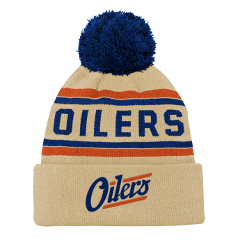 Edmonton Oilers czapka zimowa dziecięca NHL 3Rd Jersey Jacquard Cuff Pom