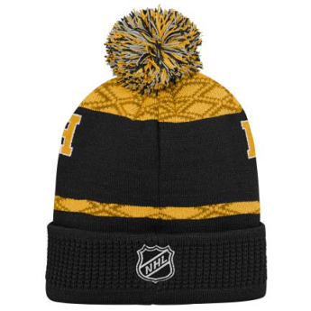 Pittsburgh Penguins czapka zimowa dziecięca Puck Pattern Cuffed Pom