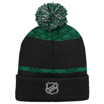 Dallas Stars czapka zimowa dziecięca Puck Pattern Cuffed Pom